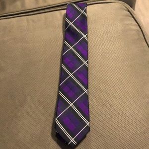 Express Purple pattern tie